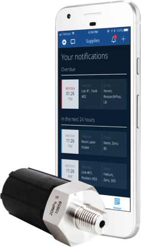 Weight & gas pressure IoT sensor telemetry solution with machine learning predictive inventory