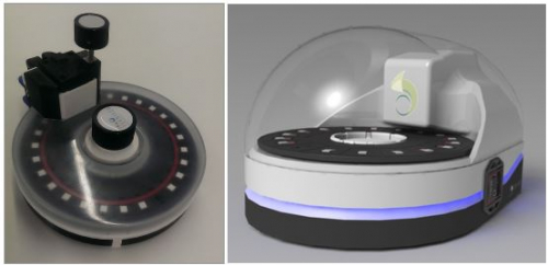 Automatic autonomous device for water control and monitoring, and other aqueous media (based on the detection of analytes of interest)